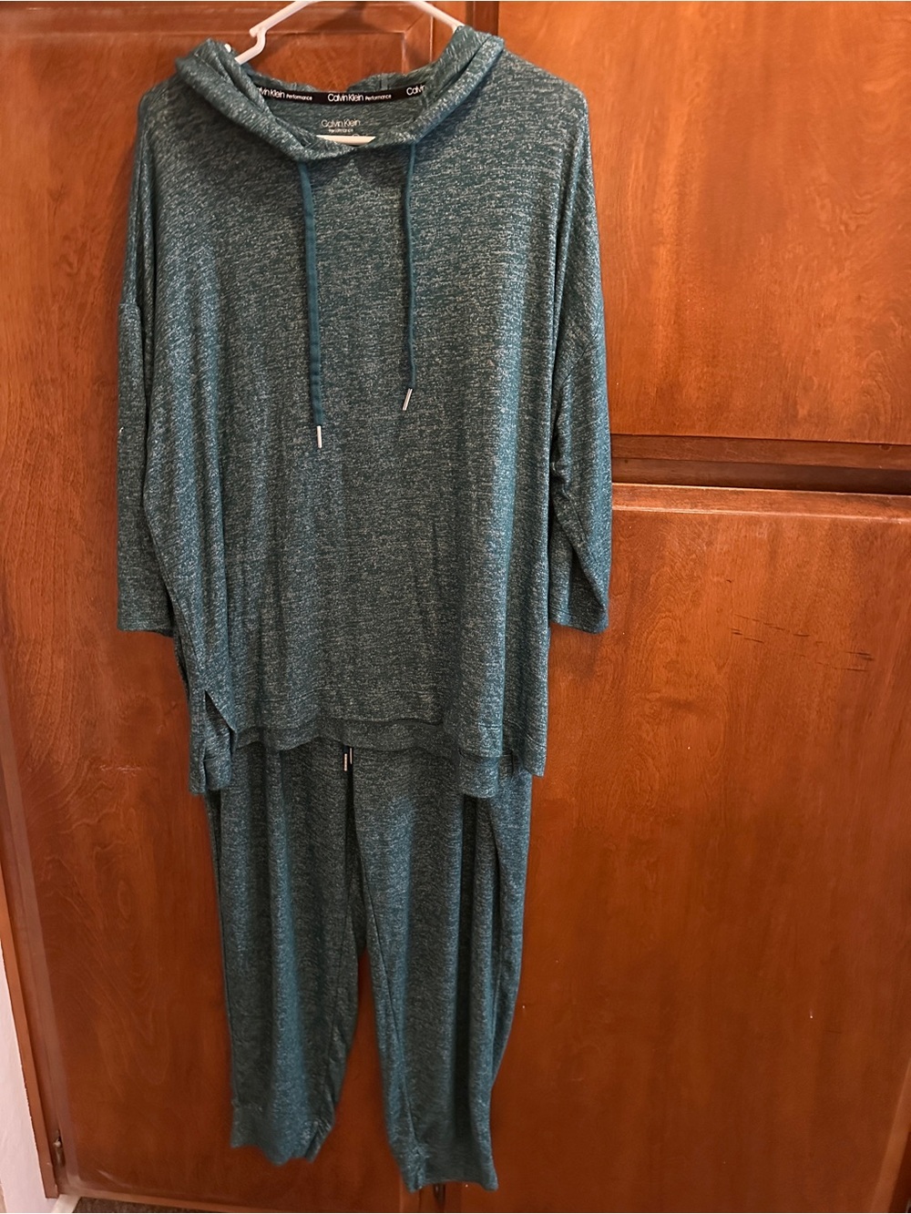 Calvin Klein Teal Lounge Hoodie & Joggers Set